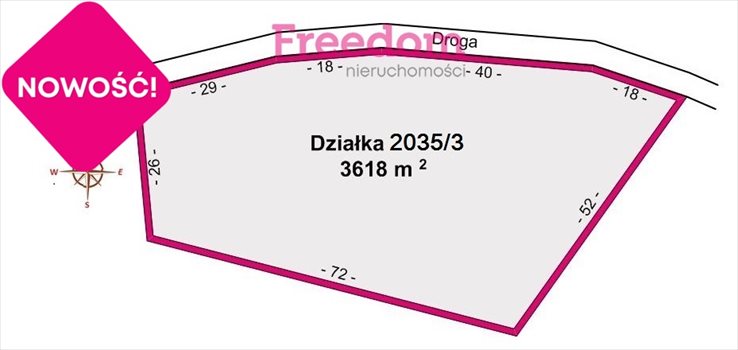 Działka budowlana na sprzedaż Rzeszów, Jana Wąsacza 36m2 Foto 2