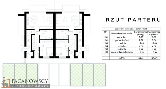 Mieszkanie dwupokojowe na sprzedaż Zielonki, Malownicza 47m2 Foto 10