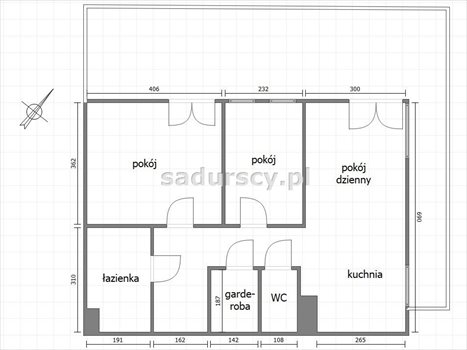 Mieszkanie trzypokojowe na wynajem Kraków, Dębniki, Ruczaj, Kobierzyńska 70m2 Foto 4