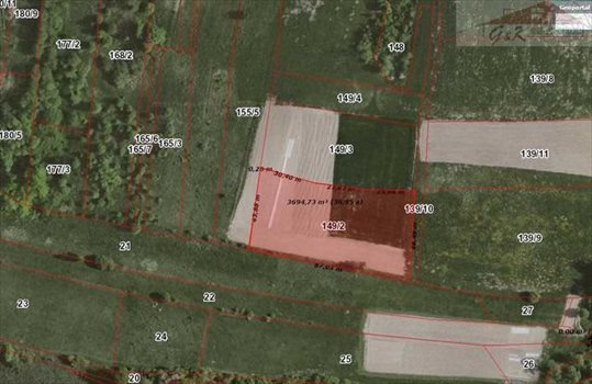 Działka rekreacyjna na sprzedaż Prałkowce 3 500m2 Foto 9
