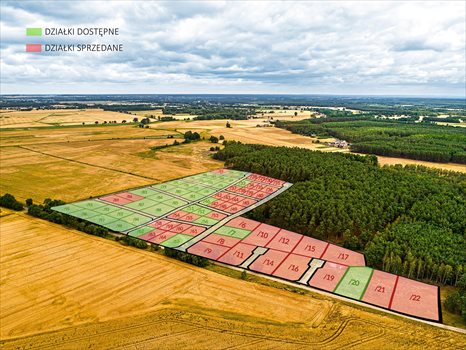 Działka budowlana na sprzedaż Gościnowo, Działki budowlane pod lasem 472m2 Foto 6