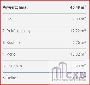 Mieszkanie dwupokojowe na sprzedaż Kraków, Krowodrza, Piotra Borowego 45m2 Foto 4