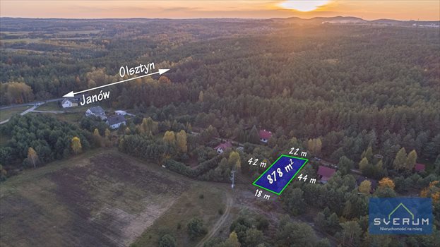 Działka rekreacyjna na sprzedaż Skowronów 854m2 Foto 2