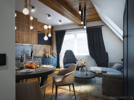 Mieszkanie dwupokojowe na sprzedaż Zakopane, ul. Paryskich 32m2 Foto 6