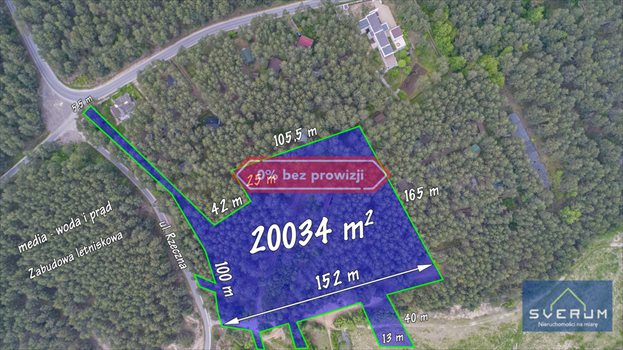 Działka rekreacyjna na sprzedaż Zaborze, Rzeczna 20 034m2 Foto 1