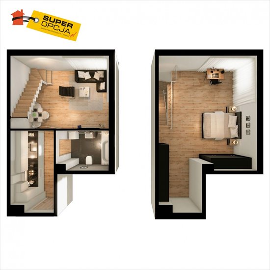 Mieszkanie dwupokojowe na sprzedaż Kraków, Podgórze Duchackie 62m2 Foto 2