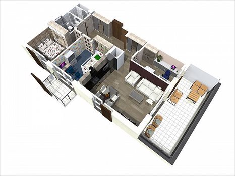 Mieszkanie czteropokojowe na sprzedaż Rzeszów, Zalesie 79m2 Foto 4