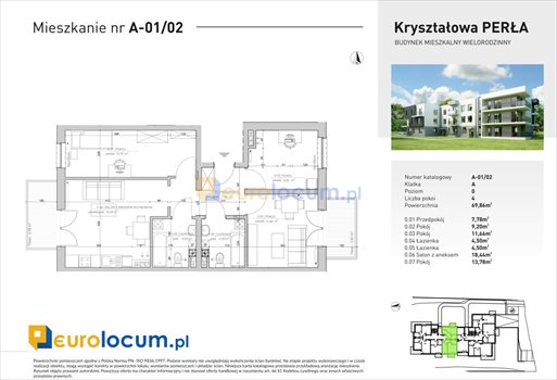 Mieszkanie czteropokojowe na sprzedaż Kielce, Podkarczówka, Kryształowa 70m2 Foto 5