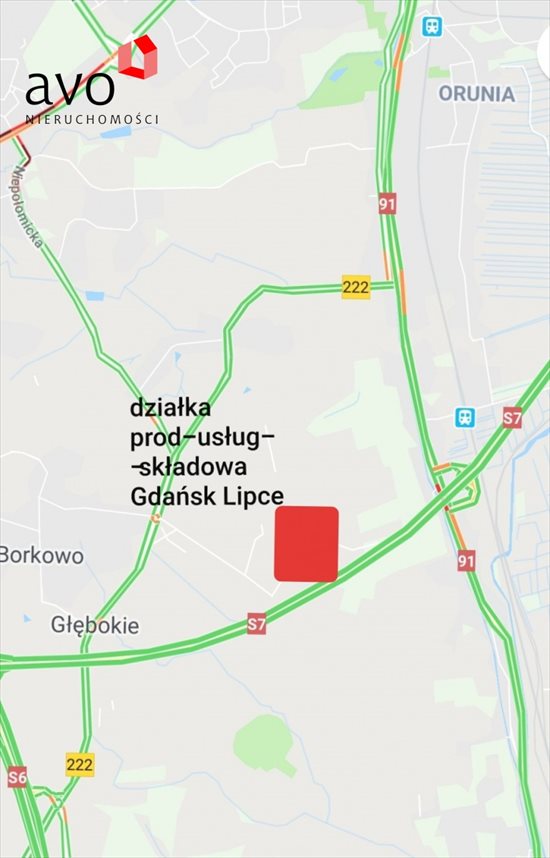 Działka inwestycyjna na sprzedaż Gdańsk, Lipce 3 792m2 Foto 2