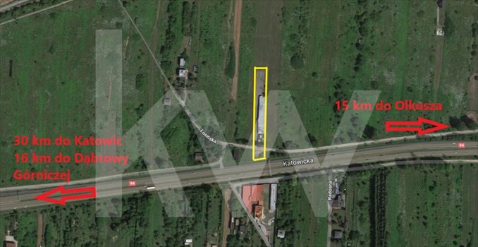 Działka przemysłowo-handlowa pod dzierżawę Sławków 3 000m2 Foto 2