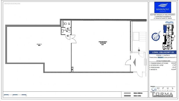 Lokal użytkowy na sprzedaż Gdańsk, Śródmieście, Kamienna Grobla 156m2 Foto 3