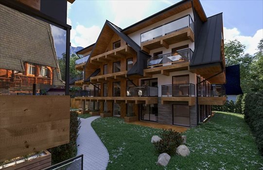 Mieszkanie dwupokojowe na sprzedaż Zakopane, Heleny Modrzejewskiej 55m2 Foto 3