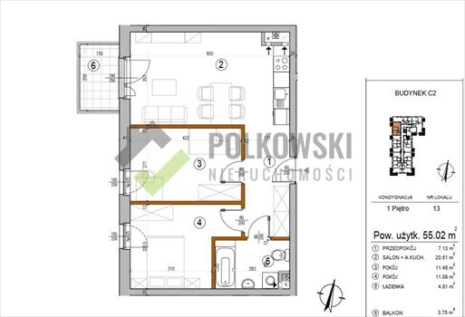 Mieszkanie trzypokojowe na sprzedaż Warszawa, Rembertów, Chełmżyńska 55m2 Foto 2