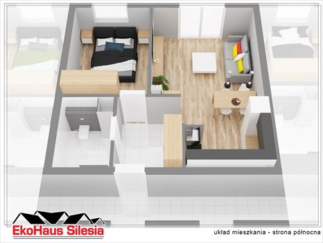 Mieszkanie dwupokojowe na sprzedaż Gliwice, Stare Gliwice, Kasprzaka 4 482m2 Foto 3