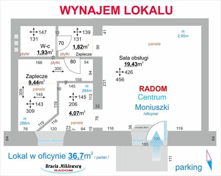 Lokal użytkowy na wynajem Radom, Centrum, Stanisława Moniuszki 30m2 Foto 3