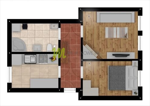 Mieszkanie dwupokojowe na sprzedaż Poznań, Wilda, Wierzbięcice 60m2 Foto 1