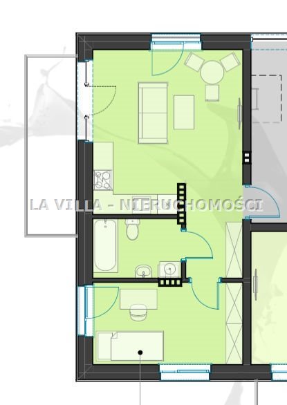 Mieszkanie dwupokojowe na sprzedaż Święciechowa 40m2 Foto 2