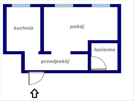 Kawalerka na sprzedaż Elbląg, Elbląg, 1 Maja 27m2 Foto 8