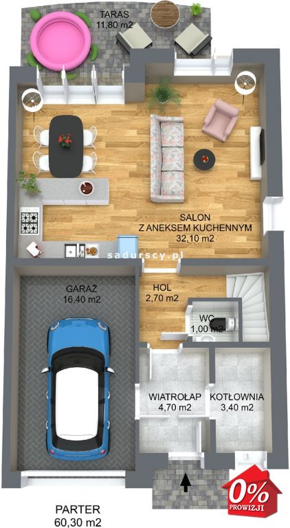 Dom na sprzedaż Kraków, Dębniki, Sidzina, Żyzna - okolice 112m2 Foto 3