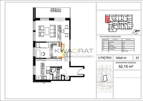 Mieszkanie dwupokojowe na sprzedaż Mińsk Mazowiecki, Warszawska 52m2 Foto 2