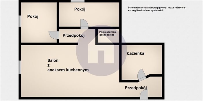 Mieszkanie trzypokojowe na sprzedaż Wałbrzych, Nowe Miasto 63m2 Foto 12