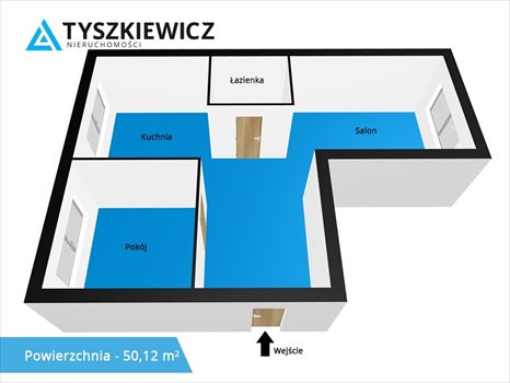 Mieszkanie dwupokojowe na sprzedaż Gdynia, Wzgórze Św. Maksymiliana, bp. Dominika 50m2 Foto 10