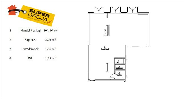 Lokal użytkowy na wynajem Kraków, Prądnik Biały 107m2 Foto 2