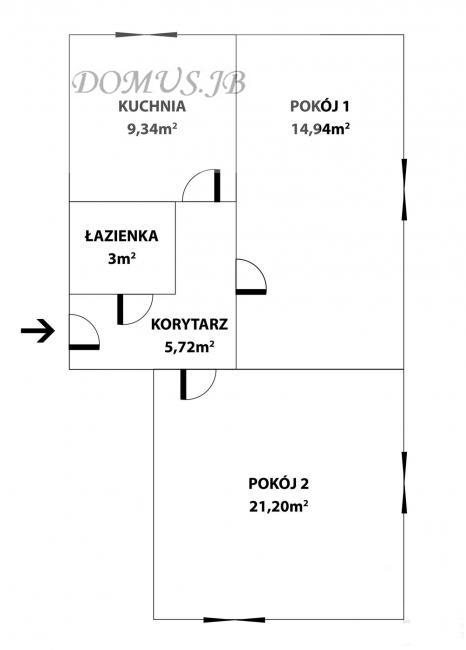 Mieszkanie dwupokojowe na sprzedaż Lidzbark Warmiński, Marszałka Józefa Piłsudskiego 54m2 Foto 1