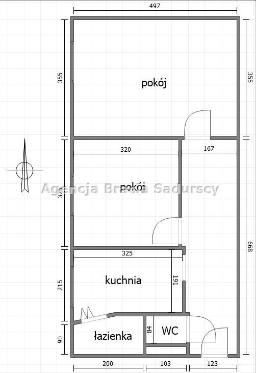 Mieszkanie dwupokojowe na sprzedaż Kraków, Śródmieście, Bosacka 49m2 Foto 3