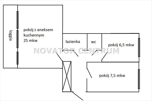 Mieszkanie trzypokojowe na sprzedaż Bydgoszcz, Szwederowo 48m2 Foto 1