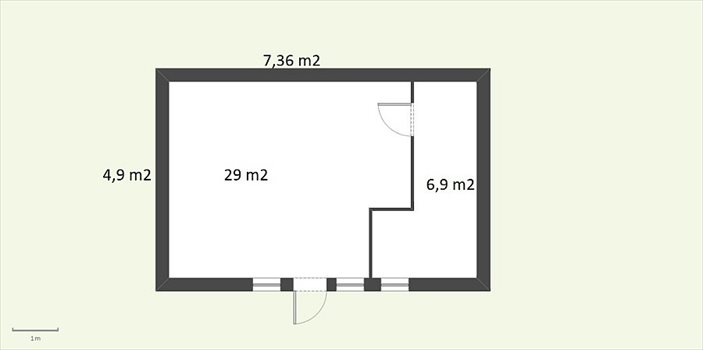 Lokal użytkowy na wynajem Szczecin, Gumieńce 36m2 Foto 1