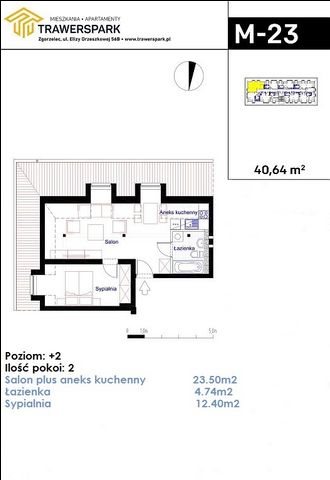 Mieszkanie dwupokojowe na sprzedaż Zgorzelec, Ujazd 41m2 Foto 2
