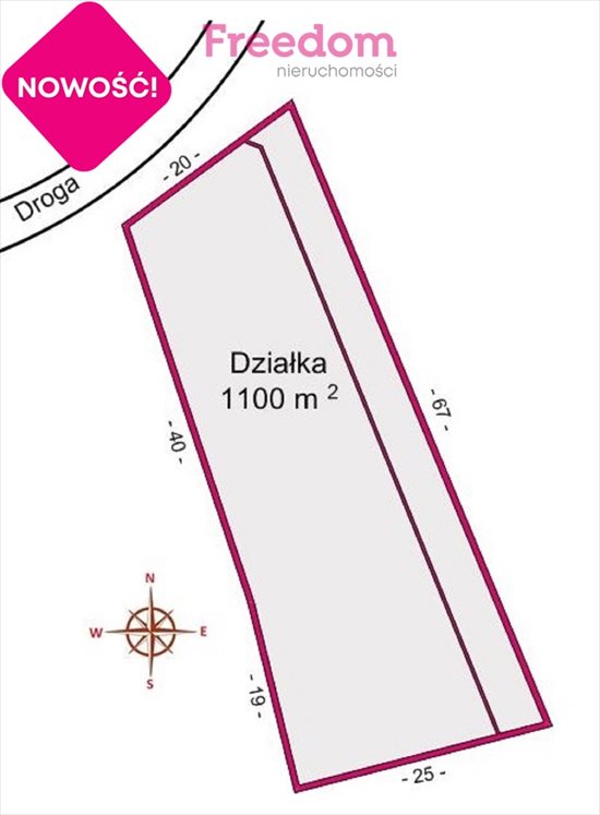 Działka budowlana na sprzedaż Strażów 2 600m2 Foto 4