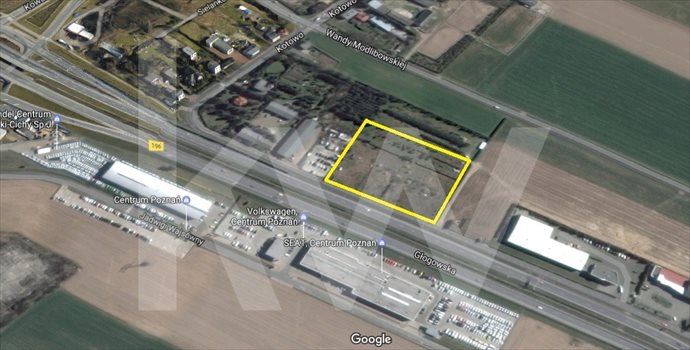 Działka inwestycyjna pod dzierżawę Poznań, Fabianowo, Głogowska 8 500m2 Foto 2