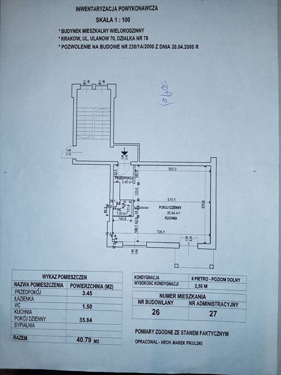 Mieszkanie czteropokojowe na sprzedaż Kraków, Prądnik Czerwony, Ułanów 70 82m2 Foto 2
