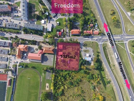 Działka inwestycyjna na sprzedaż Barczewo, Wojska Polskiego 5 521m2 Foto 3