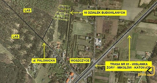 Działka budowlana na sprzedaż Orzesze, Woszczyce, Palowicka 900m2 Foto 4