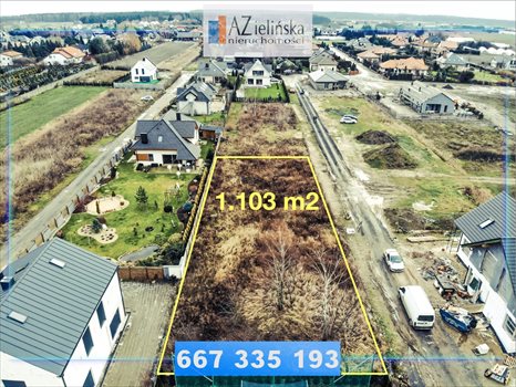 Działka budowlana na sprzedaż Poznań, Szczepankowo, Dereniowa 1 103m2 Foto 3