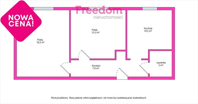Mieszkanie dwupokojowe na sprzedaż Olsztyn, Kościuszki, Tadeusza Kościuszki 51m2 Foto 12