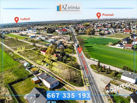Działka budowlana na sprzedaż Poznań, Głuszyna 2 237m2 Foto 4
