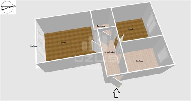 Mieszkanie dwupokojowe na sprzedaż Starogard Gdański, Osiedle Księdza Szumana 40m2 Foto 2