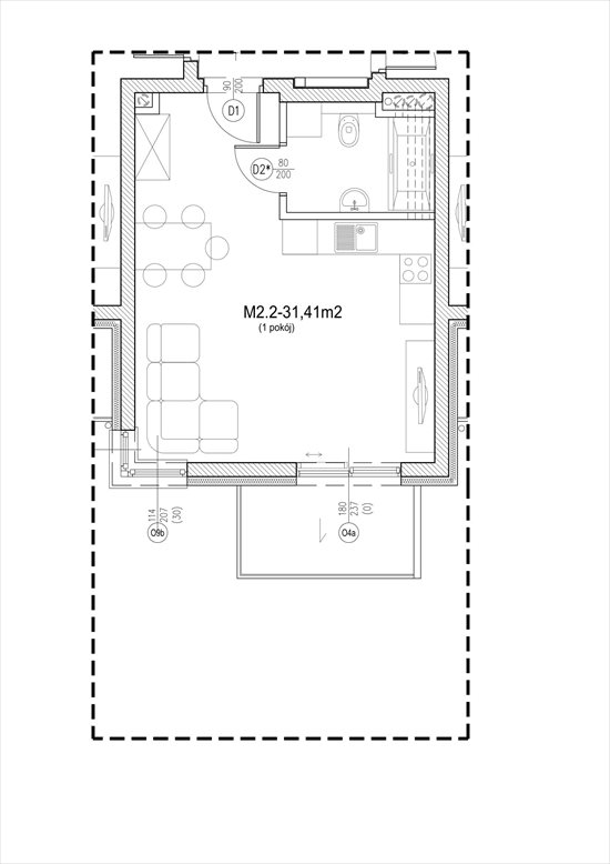 Kawalerka na sprzedaż Szklarska Poręba, Sanatoryjna 32m2 Foto 4