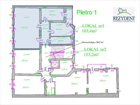 Lokal użytkowy na wynajem Katowice, Śródmieście, Ok. Sokolska 103m2 Foto 11