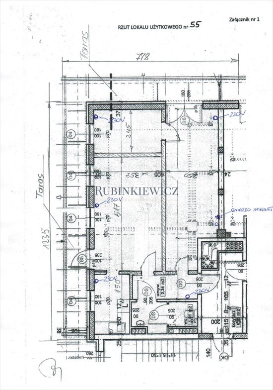 Lokal użytkowy na wynajem Kielce, Warszawska 62m2 Foto 3