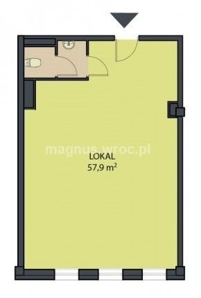 Lokal użytkowy na sprzedaż Wrocław, Fabryczna, Maślice 58m2 Foto 5