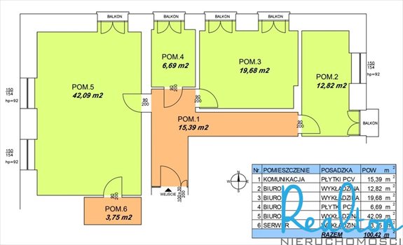Lokal użytkowy na wynajem Katowice, Śródmieście, Sokolska 70m2 Foto 11