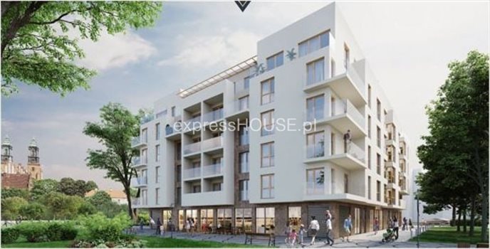 Mieszkanie dwupokojowe na sprzedaż Poznań, Stare Miasto, Wenecjańska 64m2 Foto 2