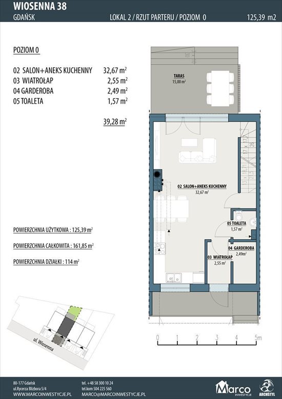Dom na sprzedaż Gdańsk, Kokoszki, Wiosenna 38 126m2 Foto 4