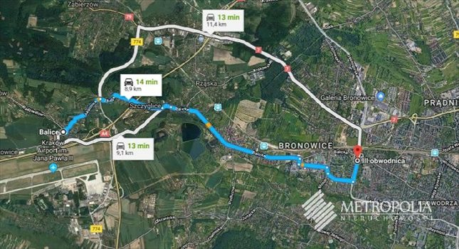 Działka budowlana na sprzedaż Balice 1 250m2 Foto 3