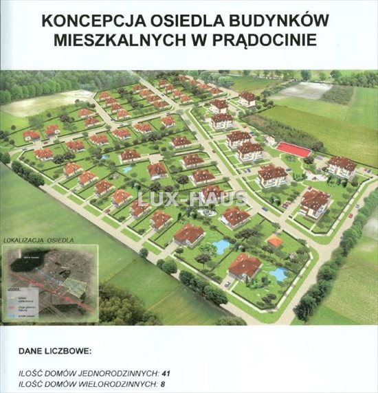 Działka budowlana na sprzedaż Prądocin 921m2 Foto 1